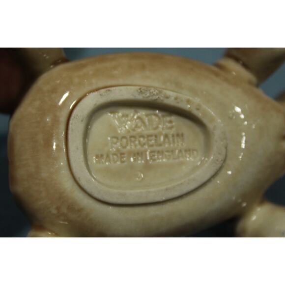 Vintage Wade Whimsies Porcelain Turtle Figurine England Red Rose Tea - Picture 5 of 5